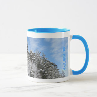 Tasse bulgare 2 de montagnes d'hiver