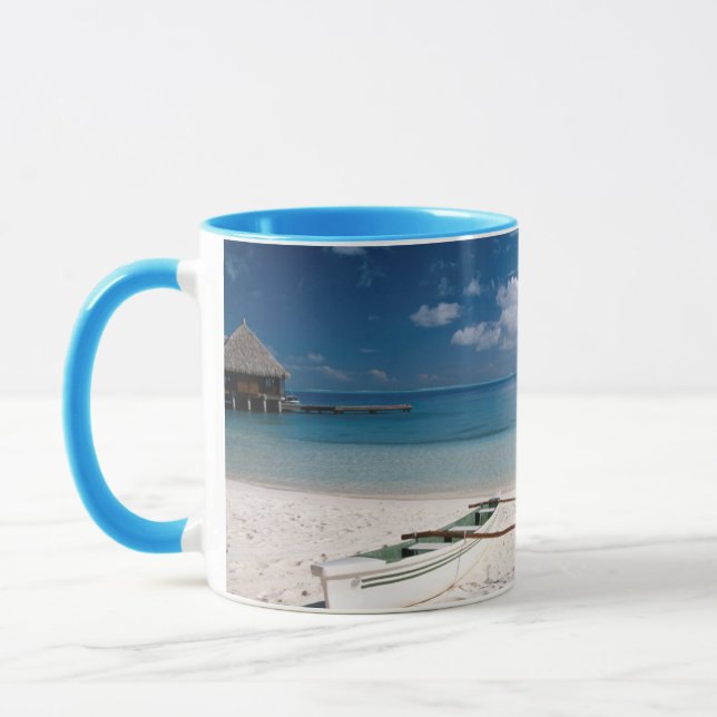 Tasse Bungalows sur la plage Motu Toopua (Gauche)
