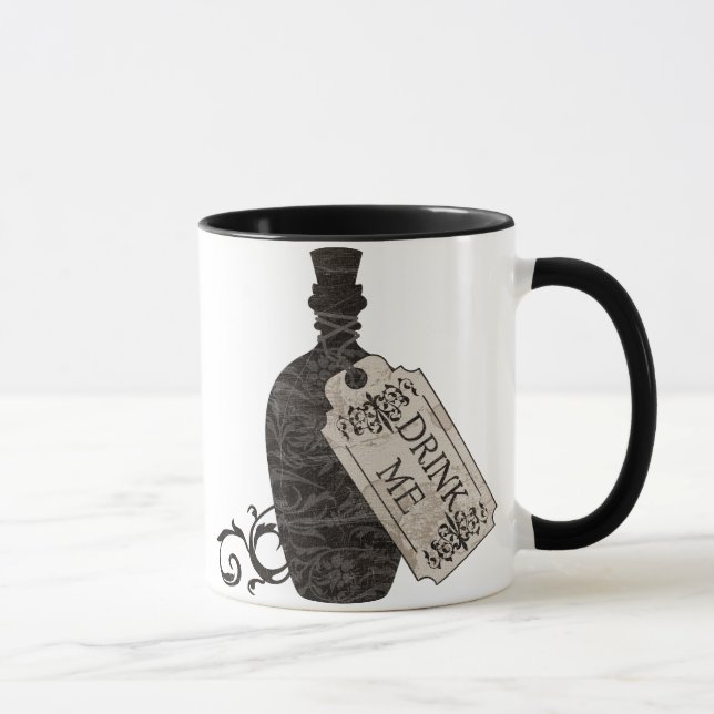 Tasse Buvez-moi bouteille (Droite)