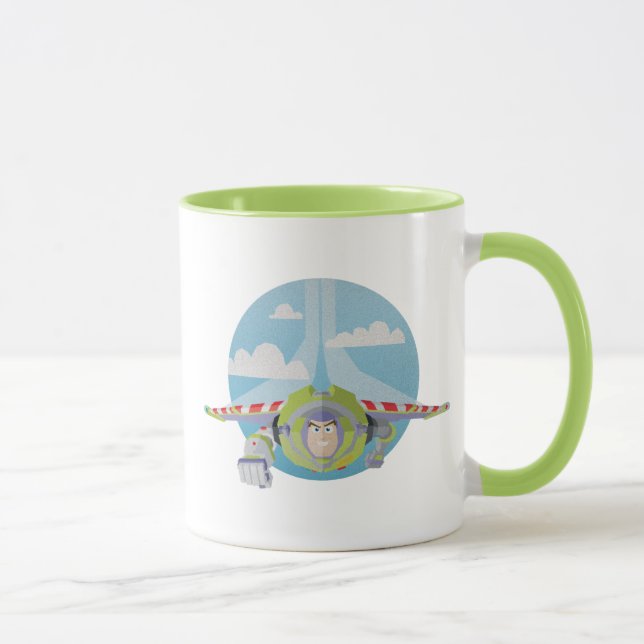 Tasse Buzz Flying Lightyear désespéré Retro Graphic (Droite)