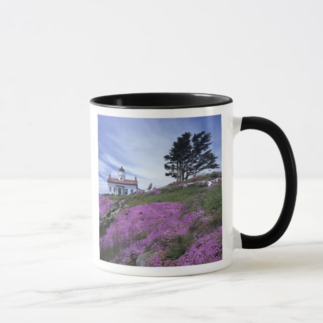 Tasse CA, Crescent City, phare de Battery Point avec (Droite)
