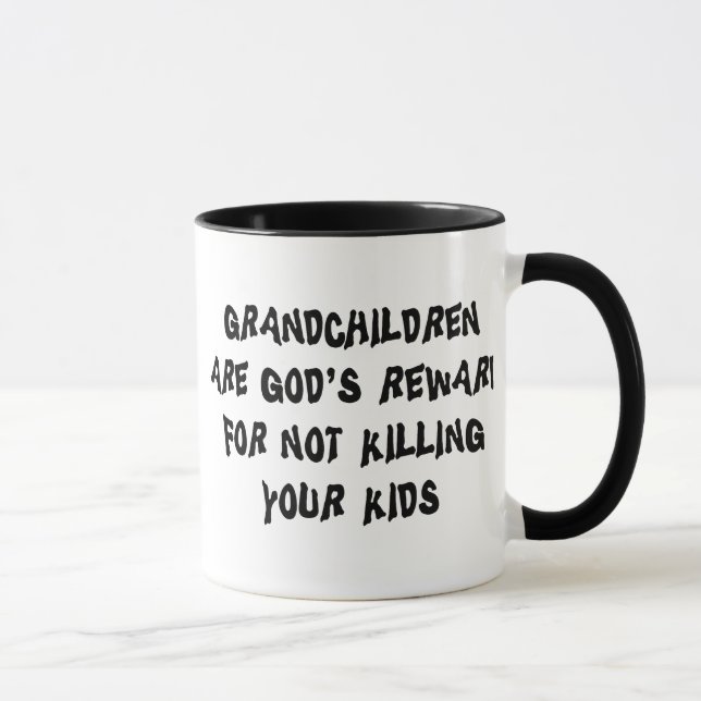 Tasse Cadeau drôle de grands-parents (Droite)