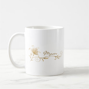 Tasse Cadeau Maman Champagne Or Lily
