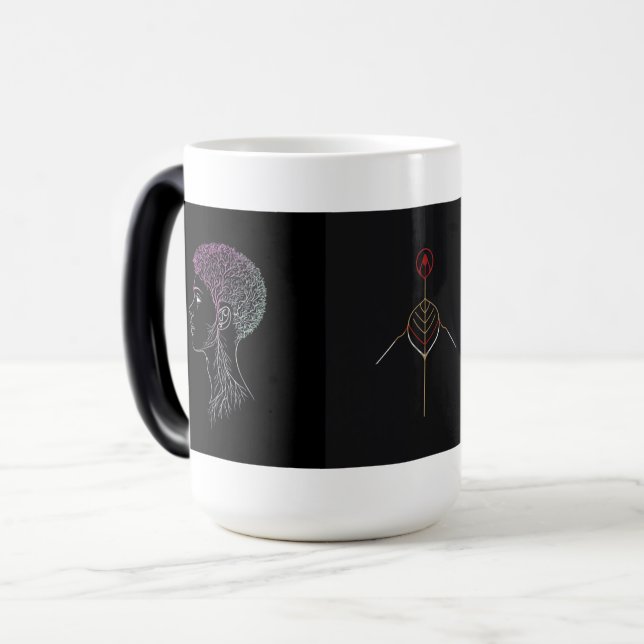 Tasse Cadeau Unique et Réfléchi (Devant gauche)