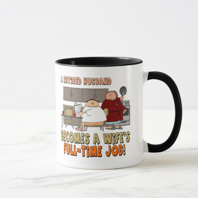 Tasse Cadeaux de retraite et T-shirts de retraite (Droite)