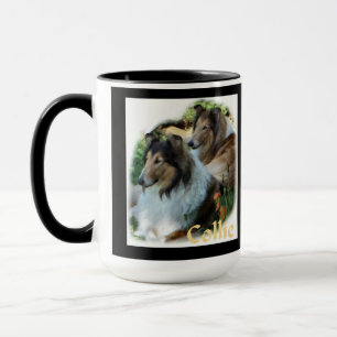 Tasse Cadeaux de verres à collie brut Art