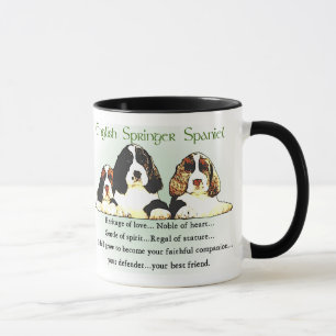 Tasse Cadeaux d'épagneul de springer anglais