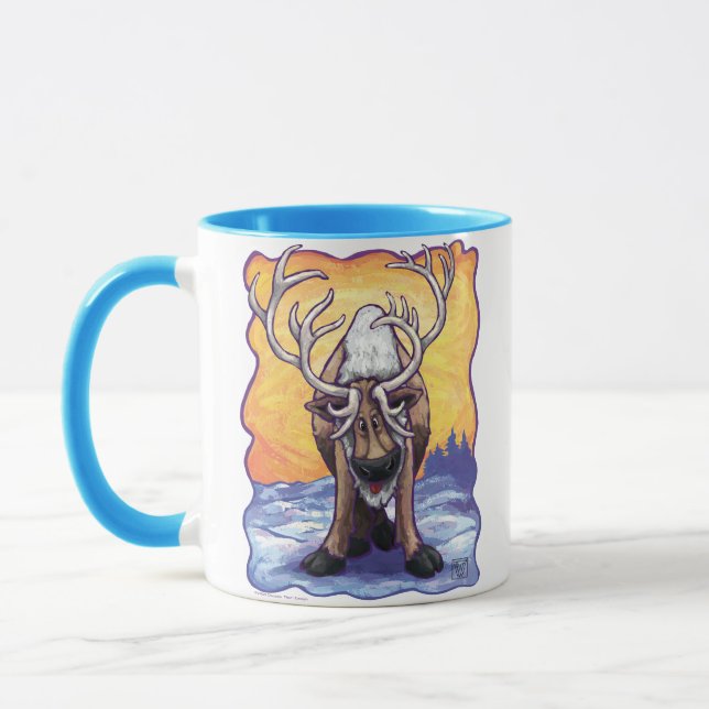 Tasse Cadeaux et accessoires de rennes (Gauche)