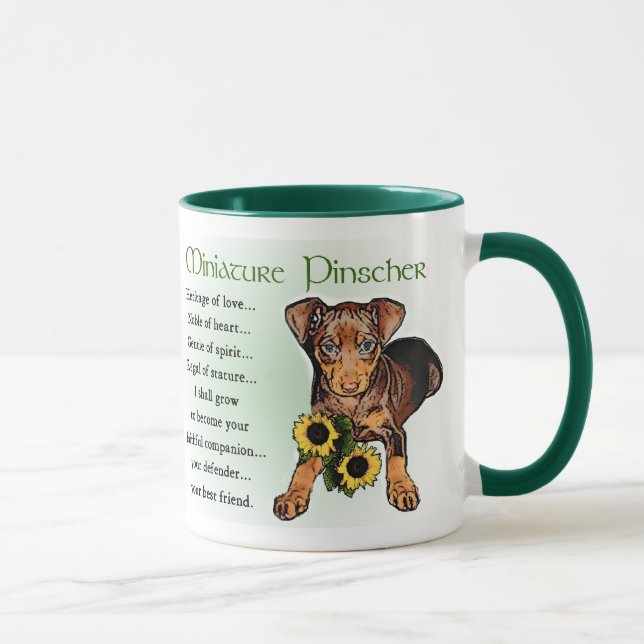Tasse Cadeaux Miniature Pinscher (Droite)
