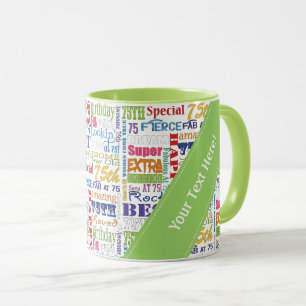 Tasse Cadeaux Uniques Et Spéciaux De Soixante-Quinzièm