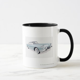 Tasse Cadillac 1957 avec la silhouette du conducteur à