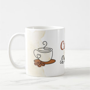Tasse Café D'abord Décisions Plus Tard