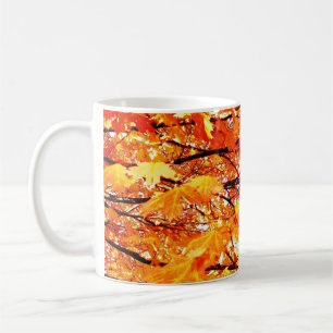 Tasse Café Feuilles d'Automne
