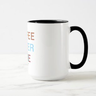 Tasse Café. l'eau. vin