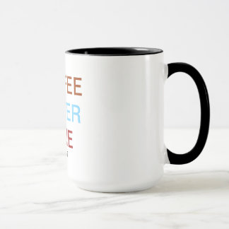 Tasse Café. l'eau. vin