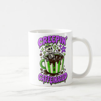 Tasse Caféinée Colorée Halloween Creepin