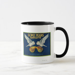 Tasse Caisse LabelNapa, CA de poire de quelques poires