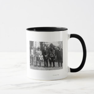Tasse Calvin Coolidge avec des Indiens d'Osage Photo