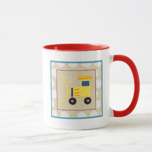 Tasse Camion jaune de bouteur de jouet par Chariklia