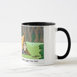 Tasse camp-serpent-comique