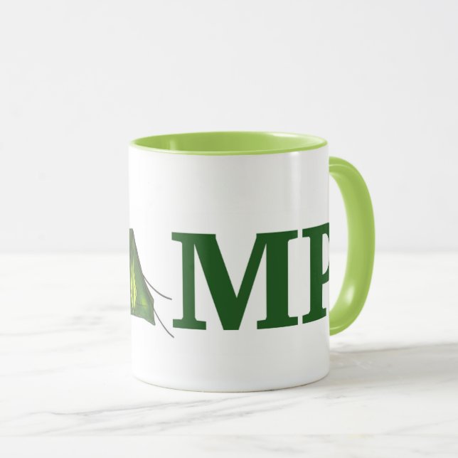 Tasse Camping Tente Summer Camping Randonnée en plein ai (Devant droit)
