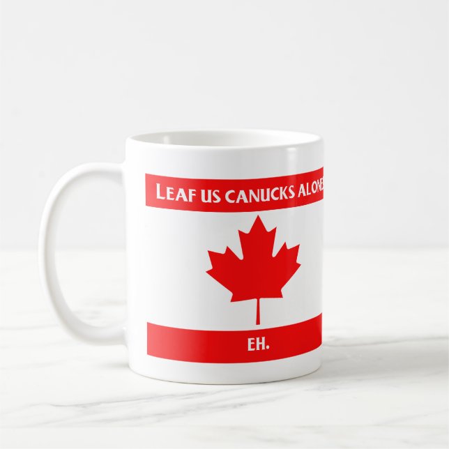 Tasse canadienne de feuille (Gauche)