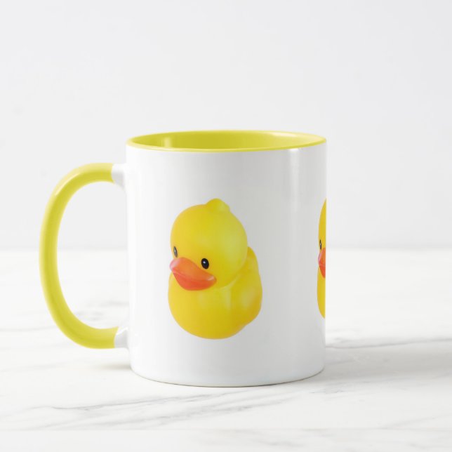 Tasse Canard en caoutchouc jaune lumineux (Gauche)