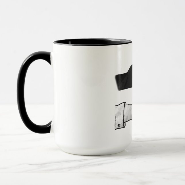 Tasse Canard Silhouette main (Gauche)
