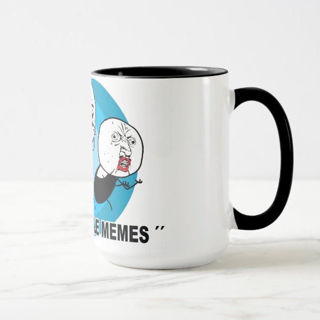 Tasse Canette single Memes (Droite)