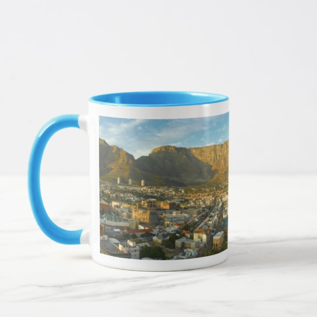 Tasse Cap Ville Avec La Montagne De La Table (Gauche)