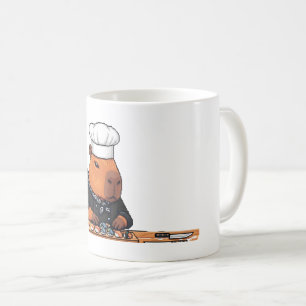 Tasse Capybara Chef Pixel Art