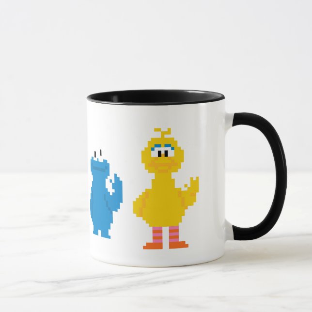 Tasse Caractères Pixel Sesame Street (Droite)