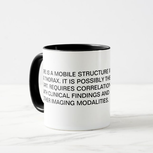 TASSE CARDIAQUE D'ÉCHO (Devant gauche)