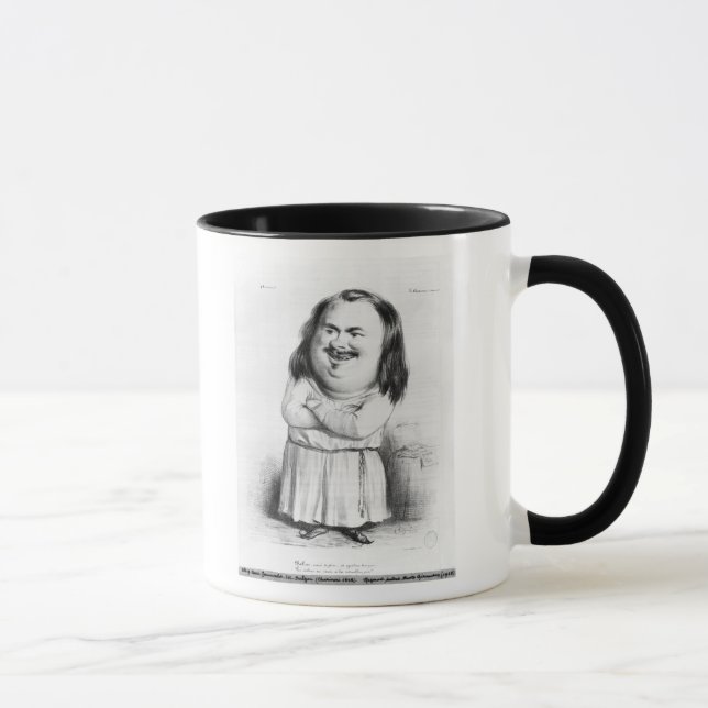 Tasse Caricature de Honore de Balzac (Droite)