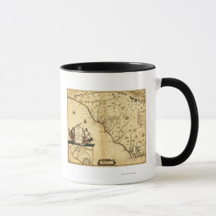 Tasse Carolinas avec le nord à la carte de