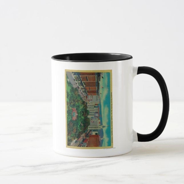 Tasse Carré de Pershing montrant Los Angeles (Droite)