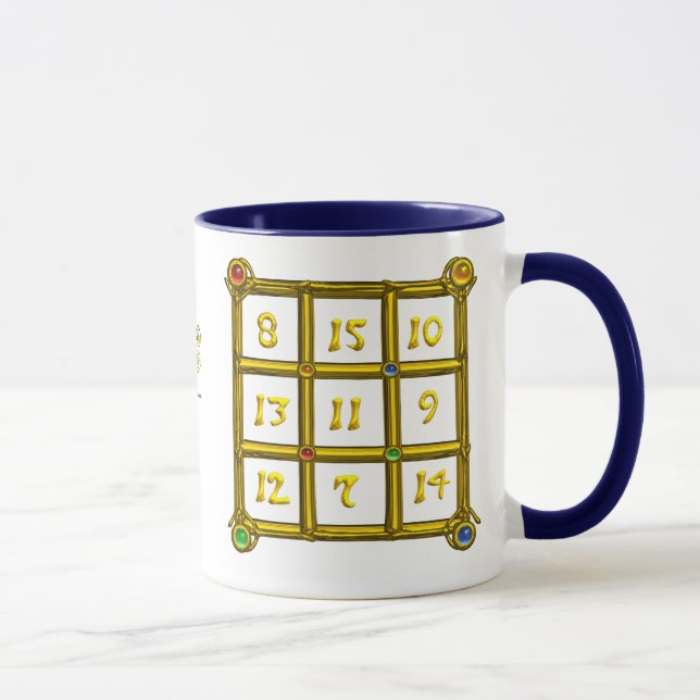 TASSE CARRÉ MAGIQUE 33 / BLUE TALISMAN (Droite)