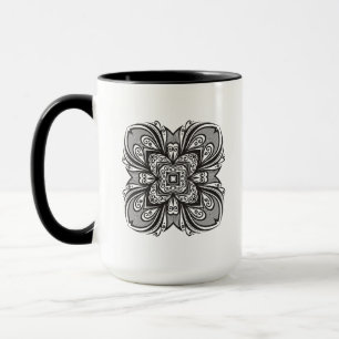 Tasse Carré noir de Deco inspiré