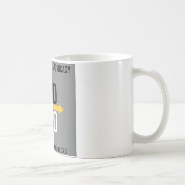 Tasse carrée de logo d'options divergentes (Droite)