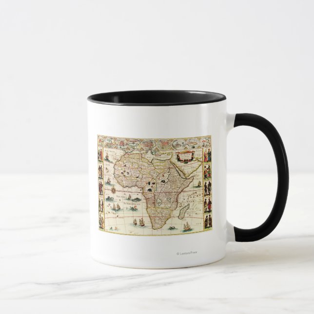 Tasse Carte AfriquePanoramiqueAfrique 2 (Droite)