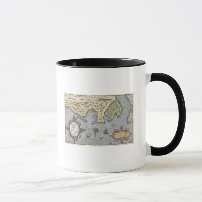 Tasse Carte commerciale de Néerlandais de la mer (Droite)