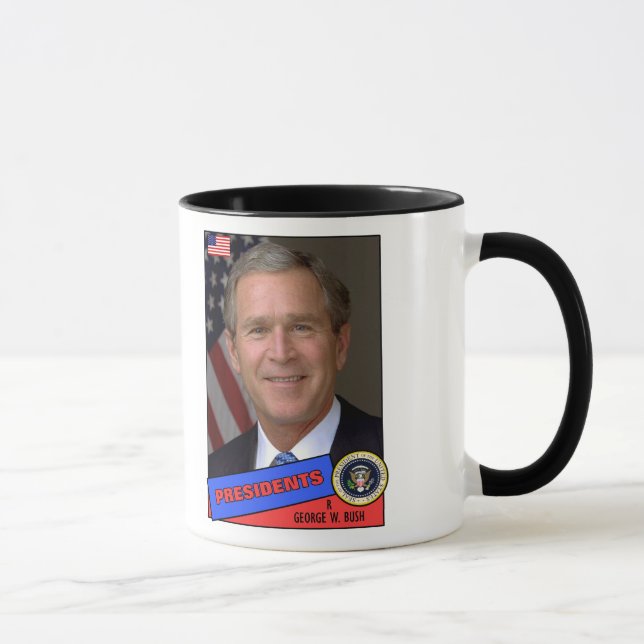 Tasse Carte de baseball George W. Bush (Droite)