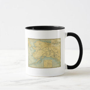 Tasse Carte De L'Alaska