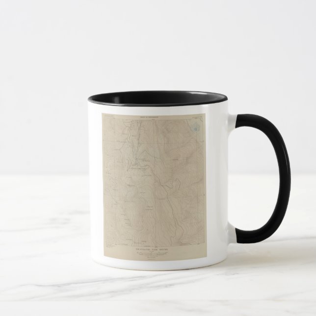 Tasse Carte de l'Atlas spécial du parc de Tourtelotte (Droite)