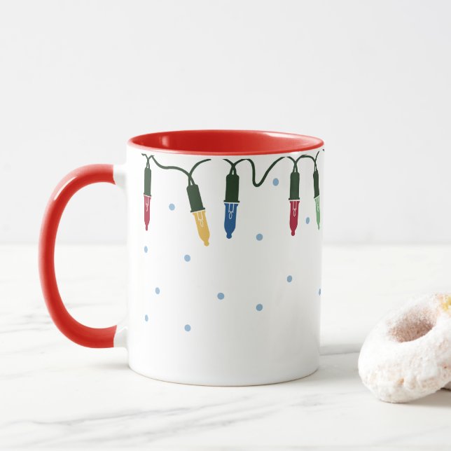 Tasse Carte de voeux lights cup (Avec donut)