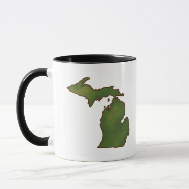 Tasse Carte du Michigan 4 (Gauche)