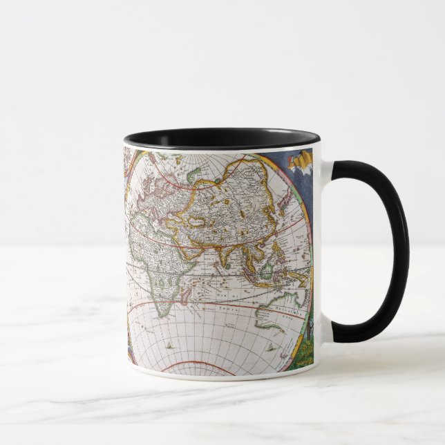 Tasse CARTE du MONDE, XVIIème siècle (Droite)
