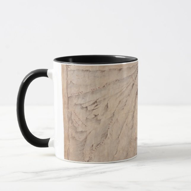 Tasse Carte du mont Lonley (Gauche)