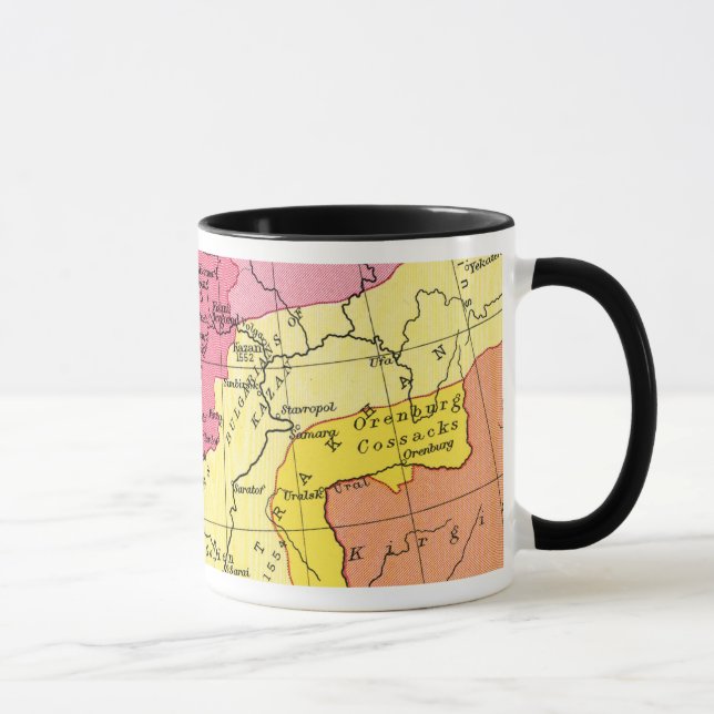 TASSE CARTE : EXPANSION DE LA RUSSIE (Droite)
