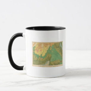 Tasse Carte Géologique Des Terrasses Mésozoïques